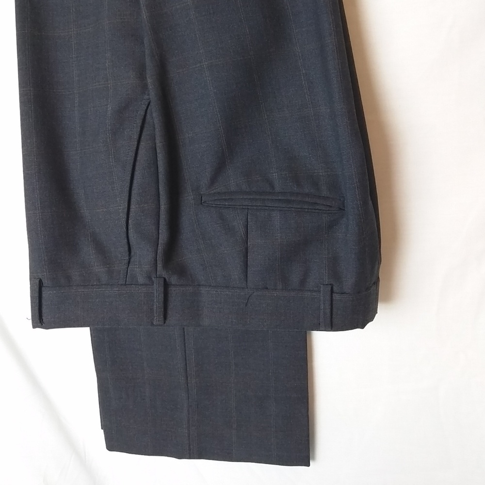 Austin Reed Mens Suit Color Grey Windowpane - Picture 6 of 8